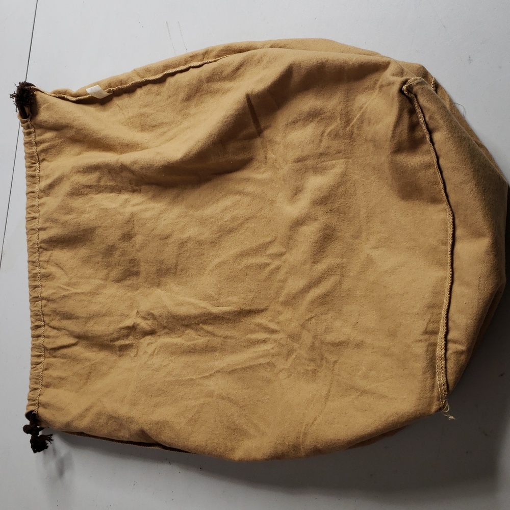 Louis Vuitton 100% Cotton Large Logo Drawstring Dust Bag Soft Neutral Italy - Picture 6 of 11